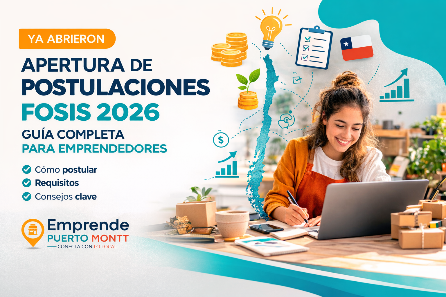 Apertura de postulaciones FOSIS 2026: guía completa para emprendedores